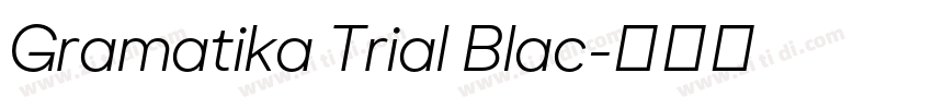 Gramatika Trial Blac字体转换